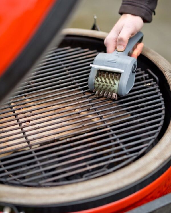 CzystyRuszcik - Elektryczny skrobak do grilla (szary)