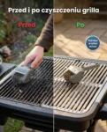 CzystyRuszcik - Elektryczny skrobak do grilla (szary)