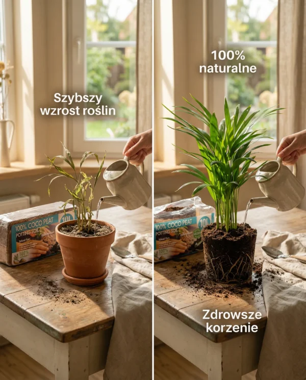 Plonix - Ziemia kokosowa przyśpieszająca wzrost roślin