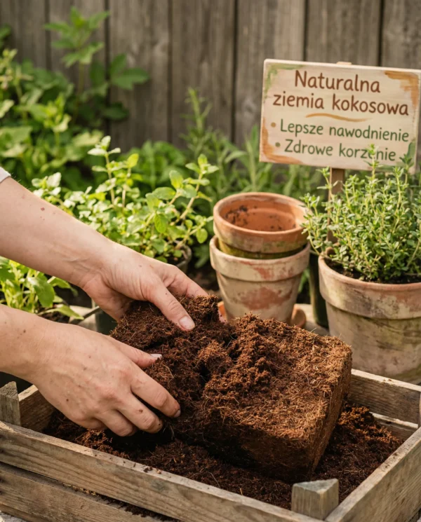 Plonix - Ziemia kokosowa przyśpieszająca wzrost roślin