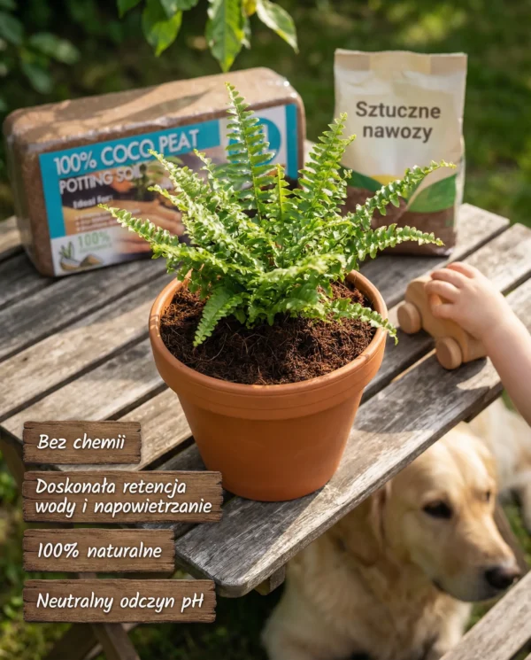 Plonix - Ziemia kokosowa przyśpieszająca wzrost roślin