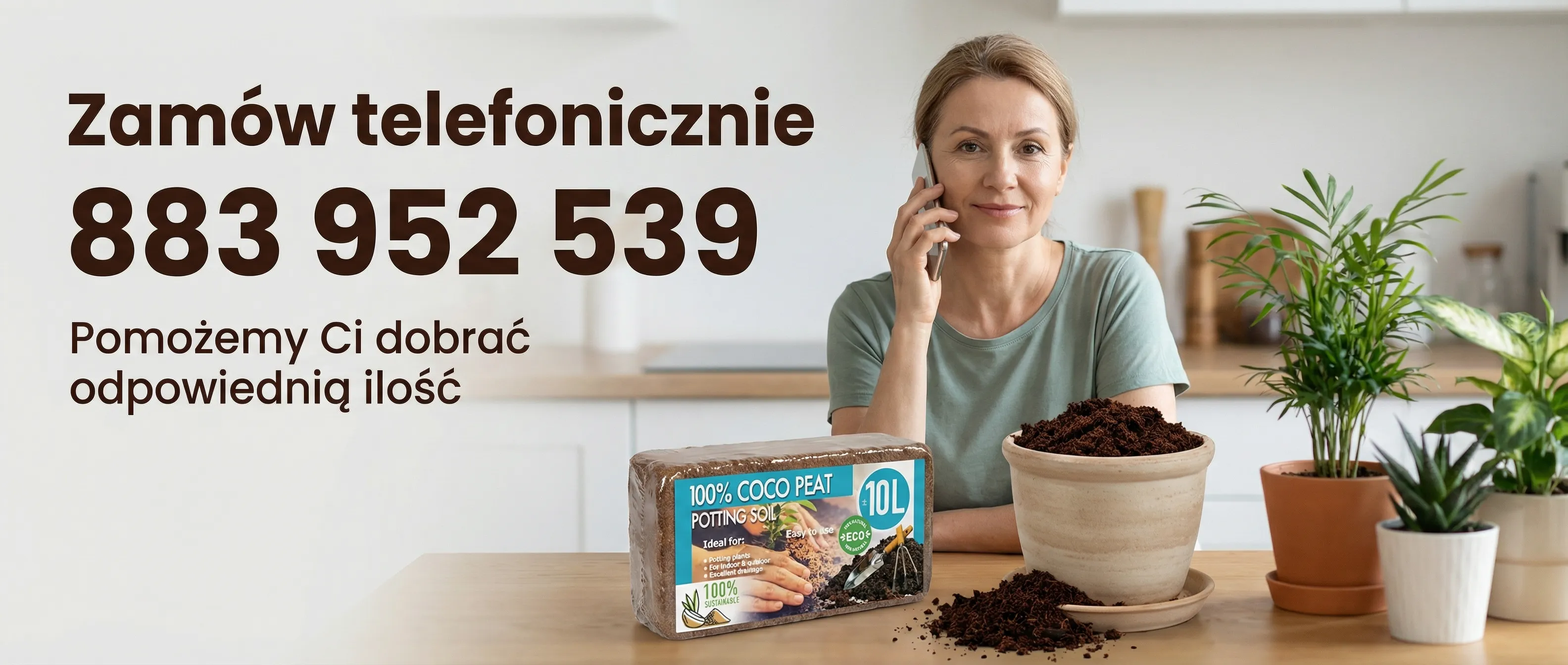 Zamów telefonicznie pod numer 883 952 539 — pomożemy dobrać odpowiednią ilość
